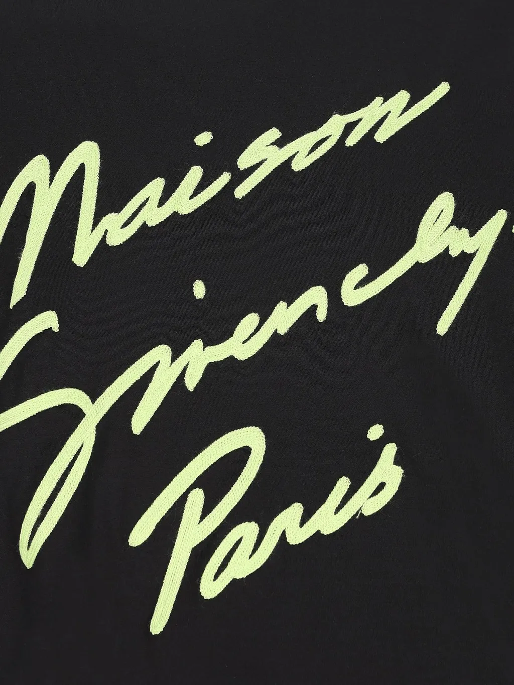 Givenchy Slogan Embroidered Crewneck T-Shirt