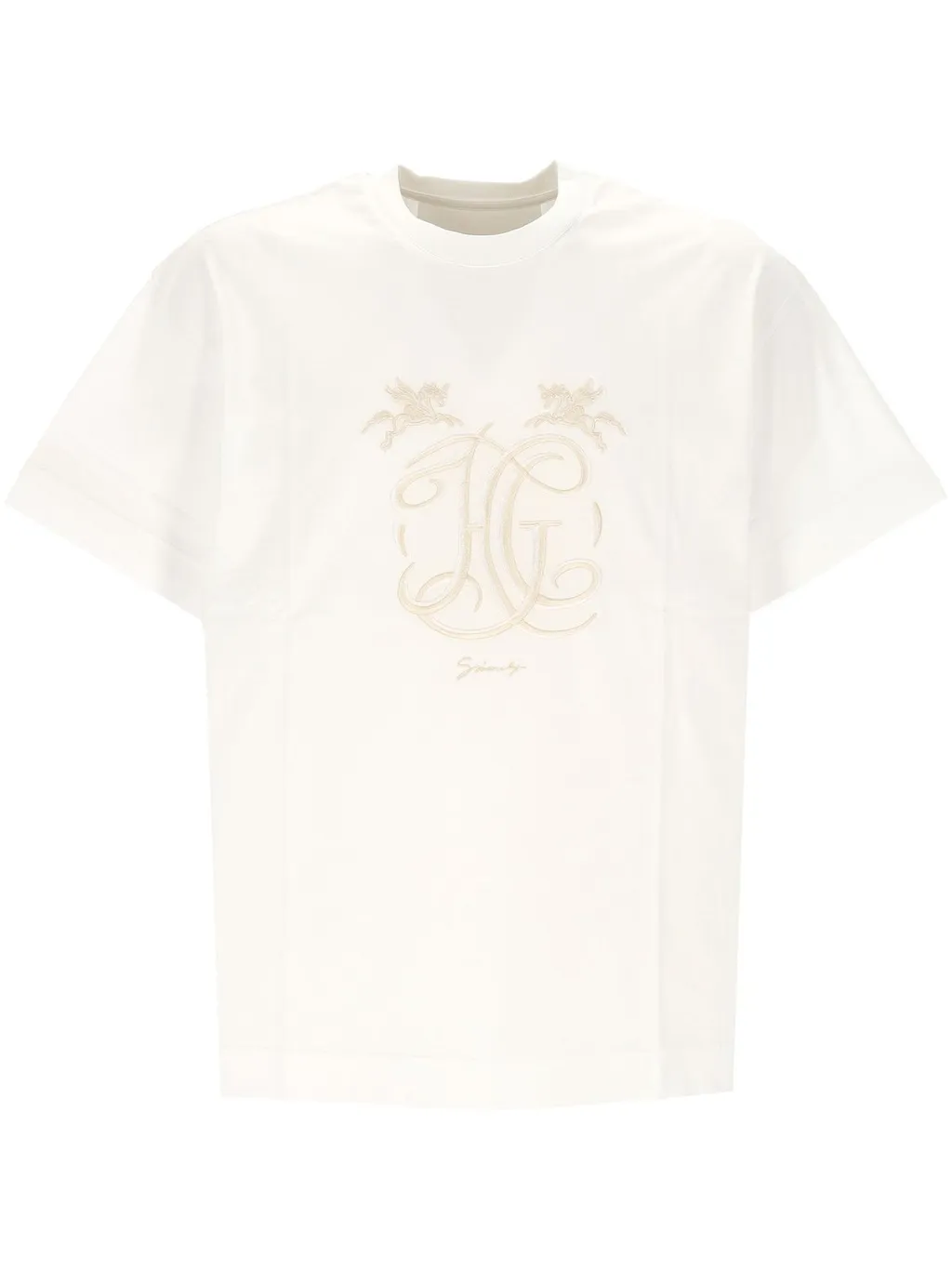 Givenchy Logo Embroidered Crewneck T-Shirt