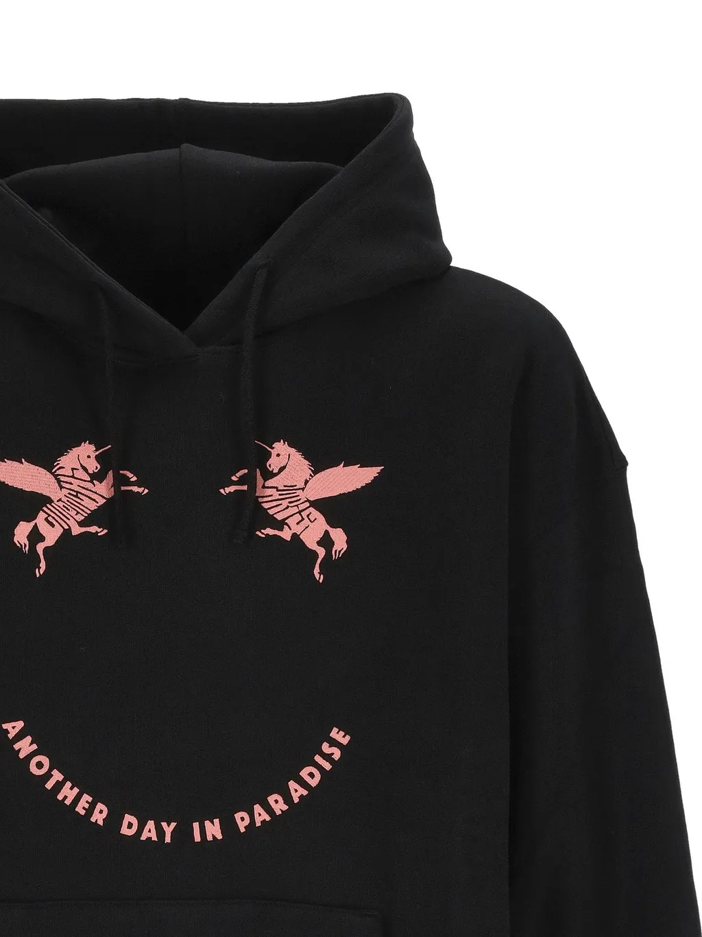 Givenchy Slogan Printed Drawstring Hoodie