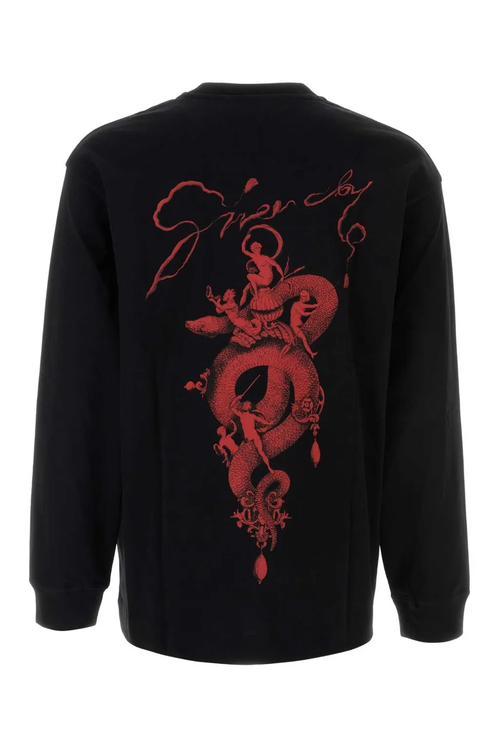 Givenchy Logo Printed Long-Sleeved T-Shirt