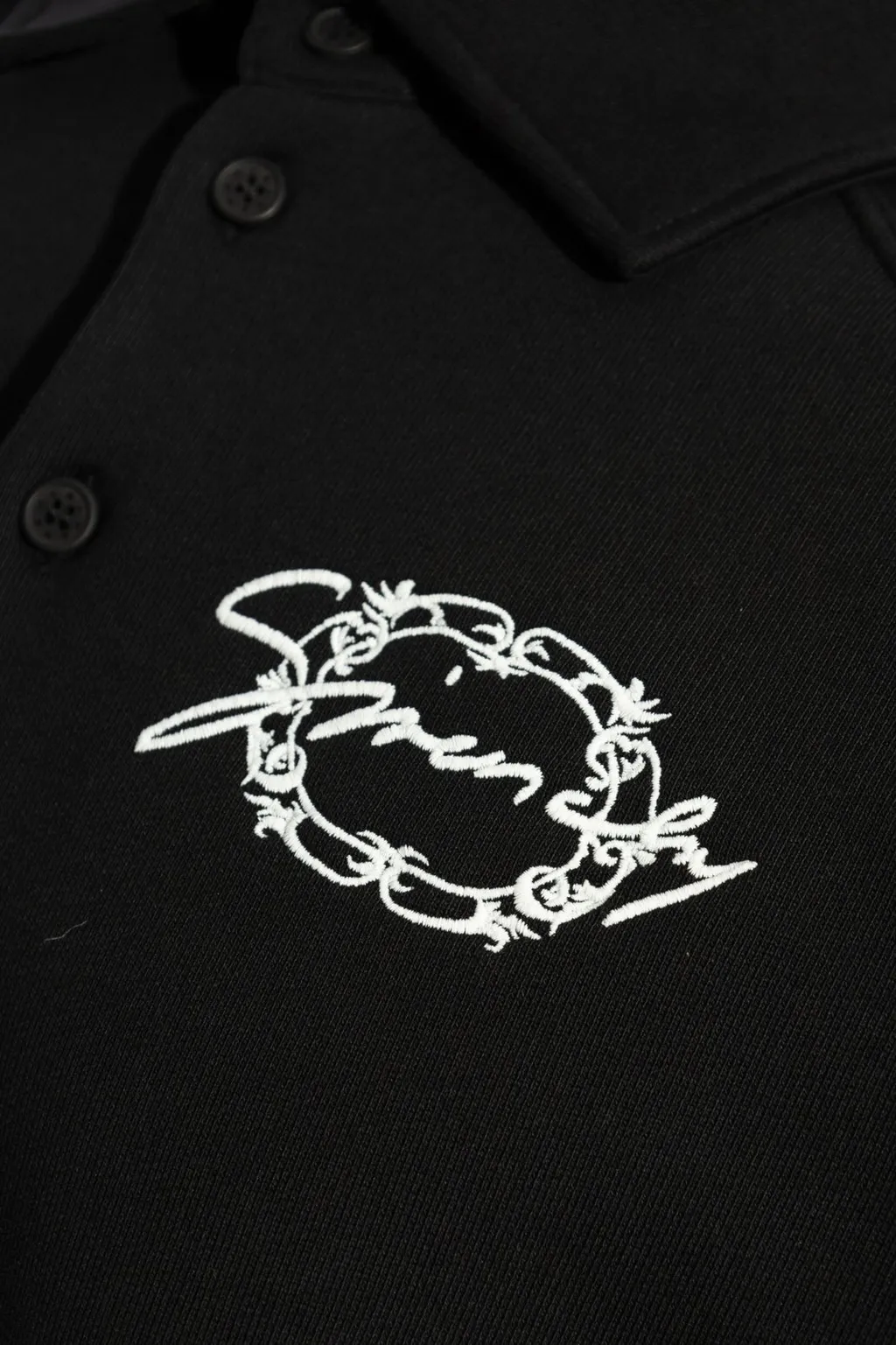 Givenchy Logo Embroidered Collared Sweatshirt