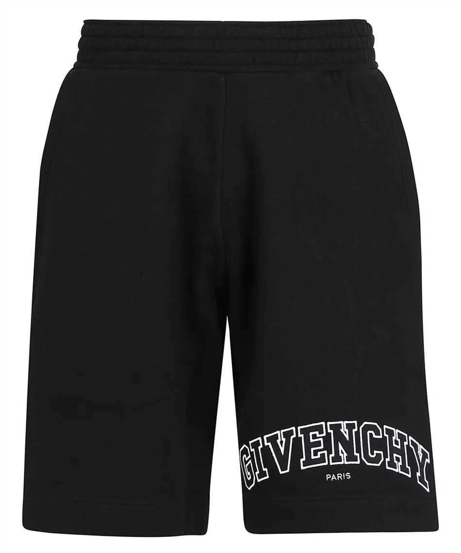 Givenchy Logo Printed Elastic Waist Shorts