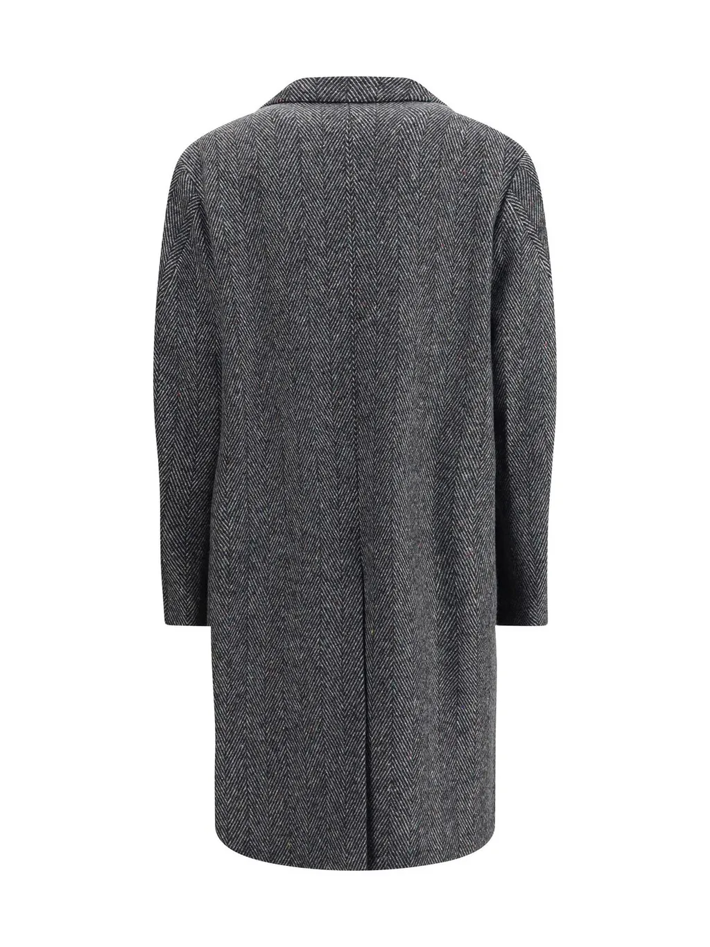 Givenchy Single-Breasted Herringbone Coat