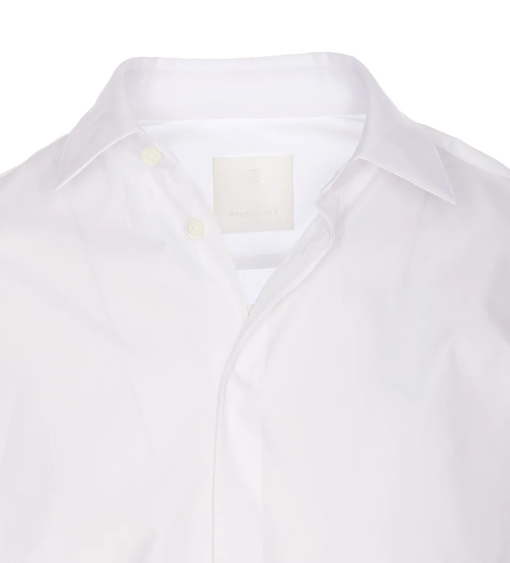 Givenchy 4G Embroidered Long-Sleeved Shirt