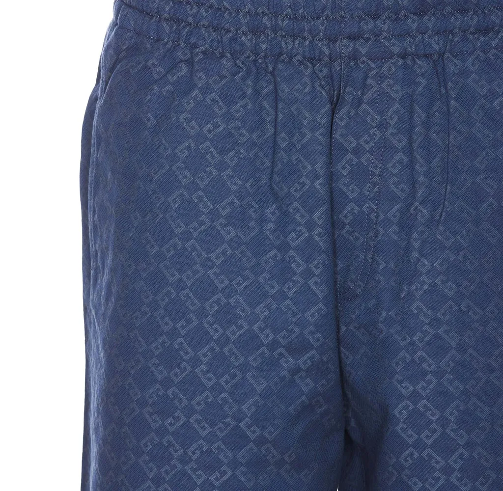 Givenchy Monogrammed Elastic-Waist Shorts