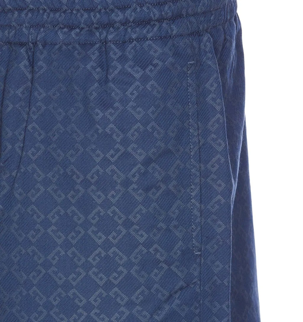 Givenchy Monogrammed Elastic-Waist Shorts