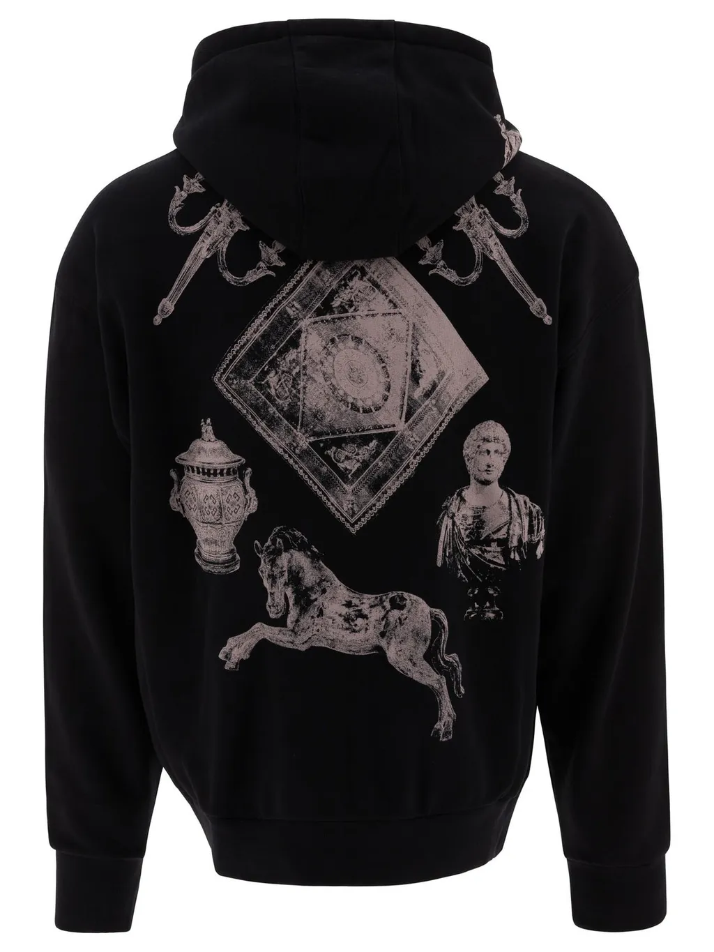 Givenchy Hubert Object Printed Zipped Hoodie