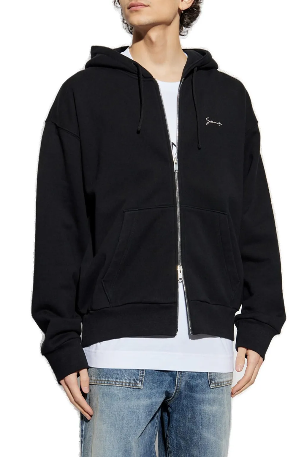 Givenchy Hubert Object Printed Zipped Hoodie