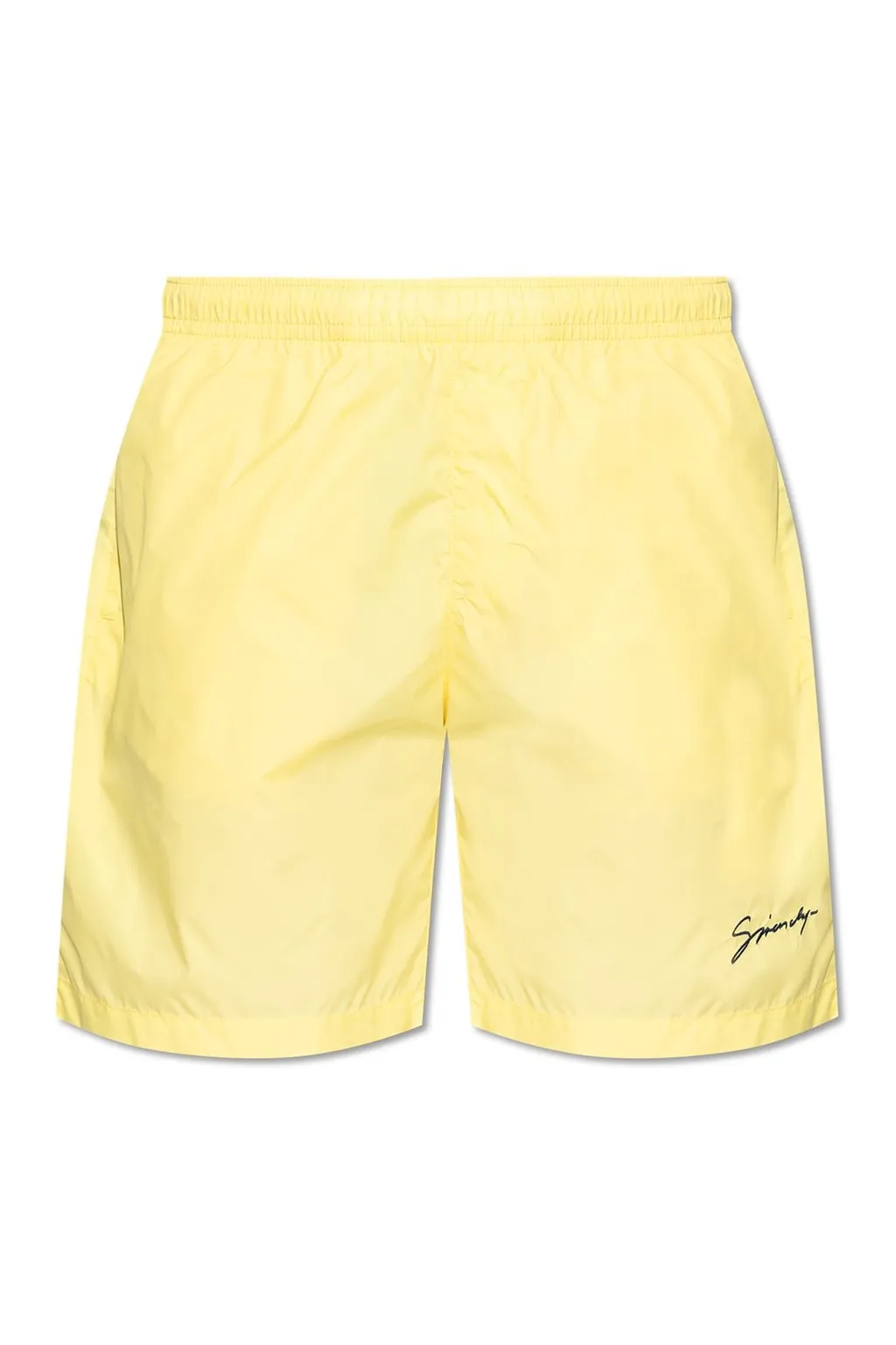Givenchy Logo Embroidered Elastic-Waist Swim Shorts