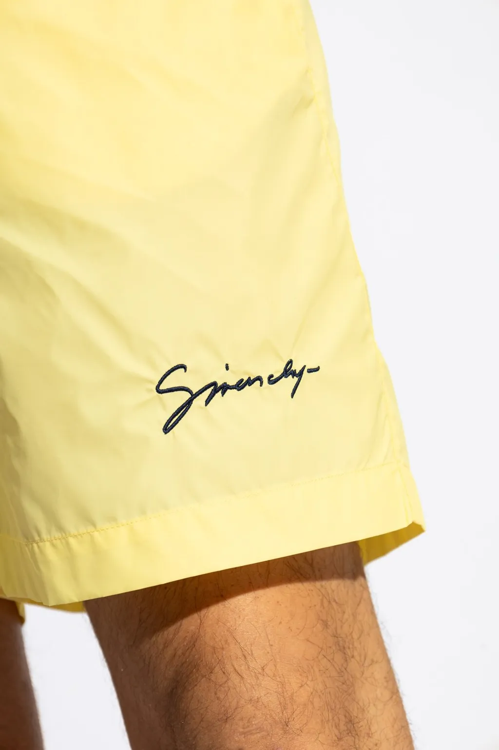 Givenchy Logo Embroidered Elastic-Waist Swim Shorts