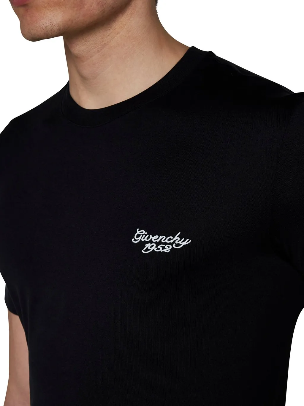 Givenchy 4G Embroidered Crewneck T-Shirt
