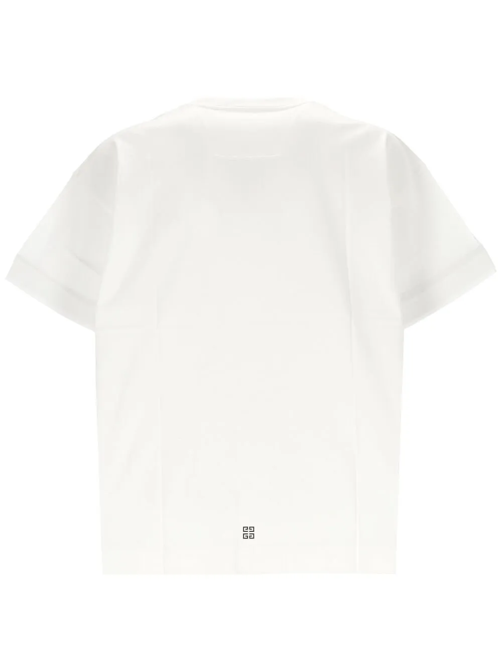 Givenchy Gvcy And Flower Printed Crewneck T-Shirt