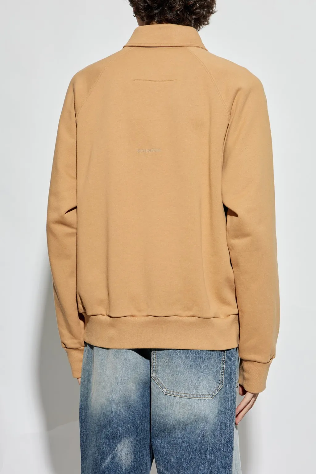 Givenchy Logo Embroidered Long-Sleeve Polo Shirt