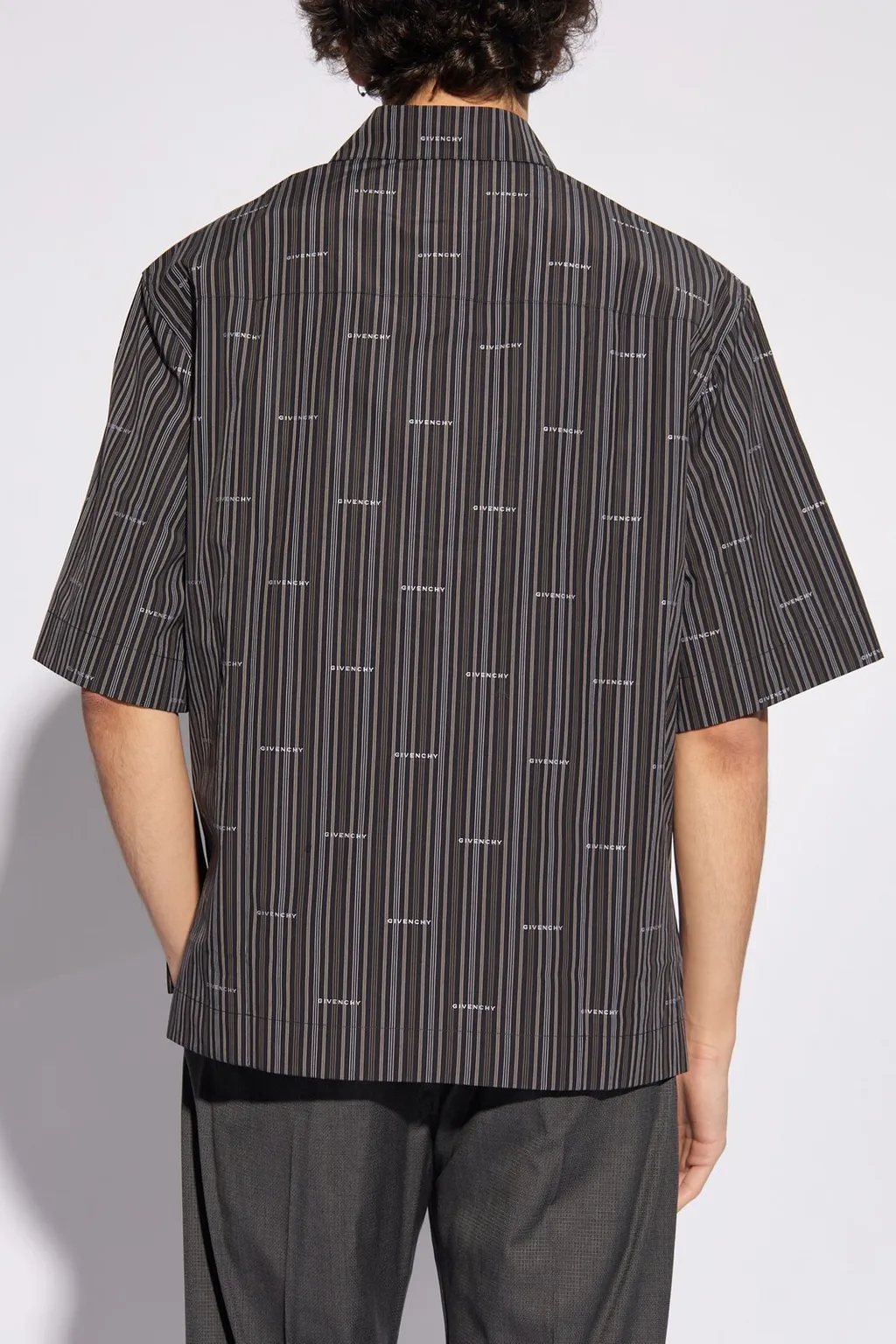 Givenchy Striped Short-Sleeved Shirt