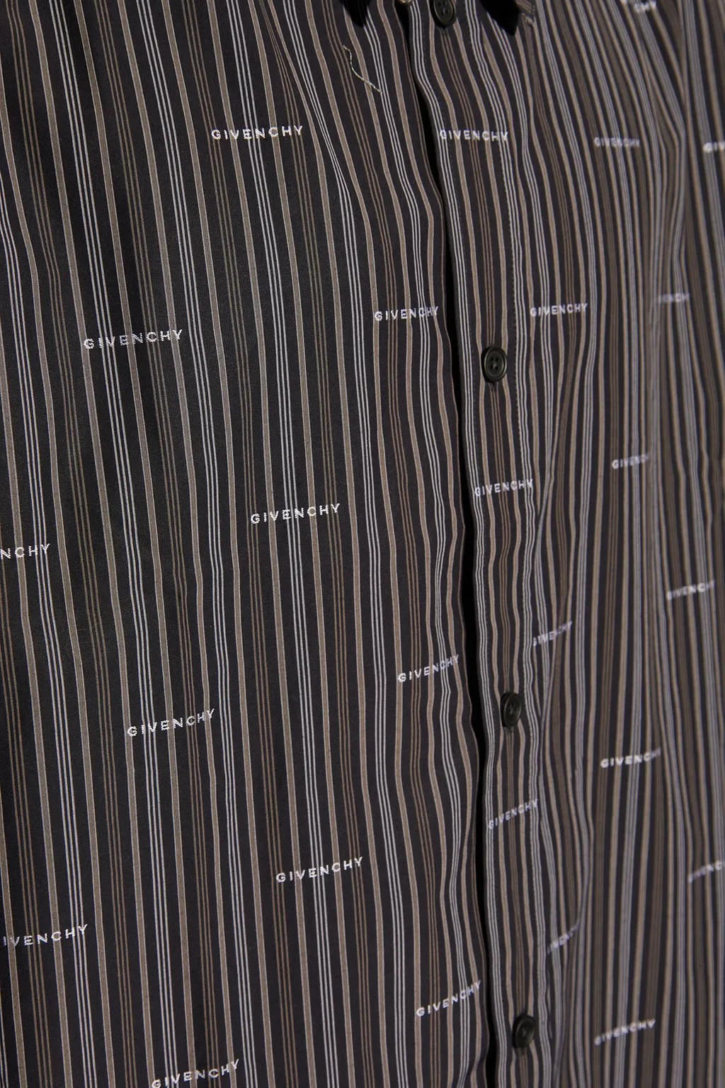 Givenchy Striped Short-Sleeved Shirt