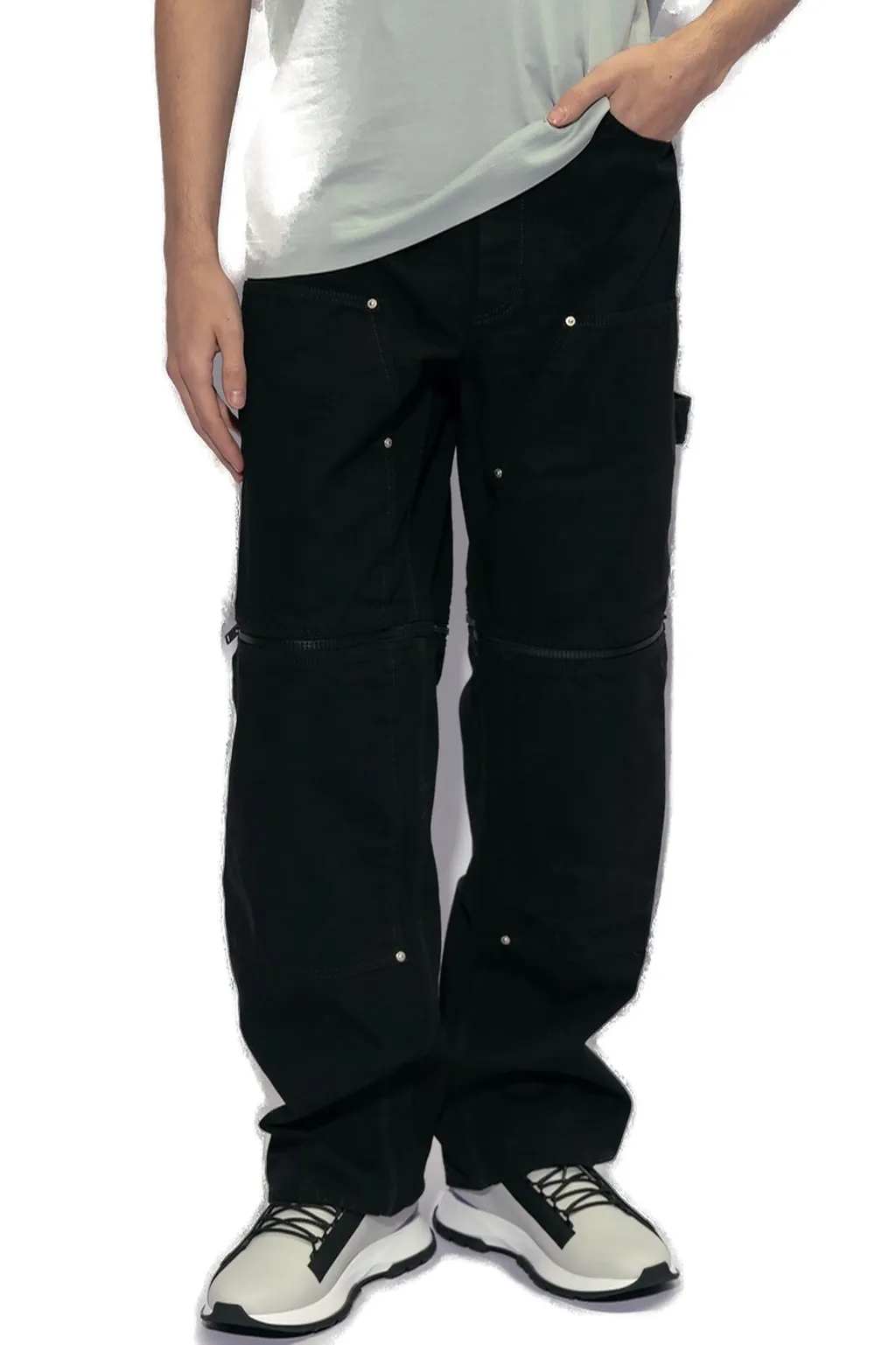 Givenchy High-Rise Wide-Leg Jeans