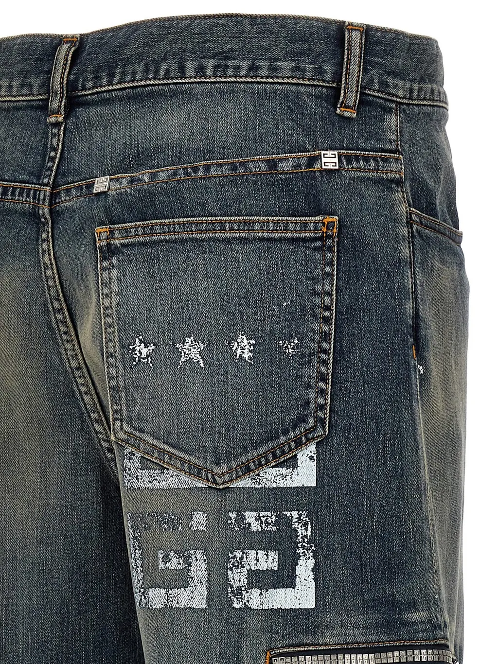 Givenchy Pocket Detailed Straight Leg Jeans