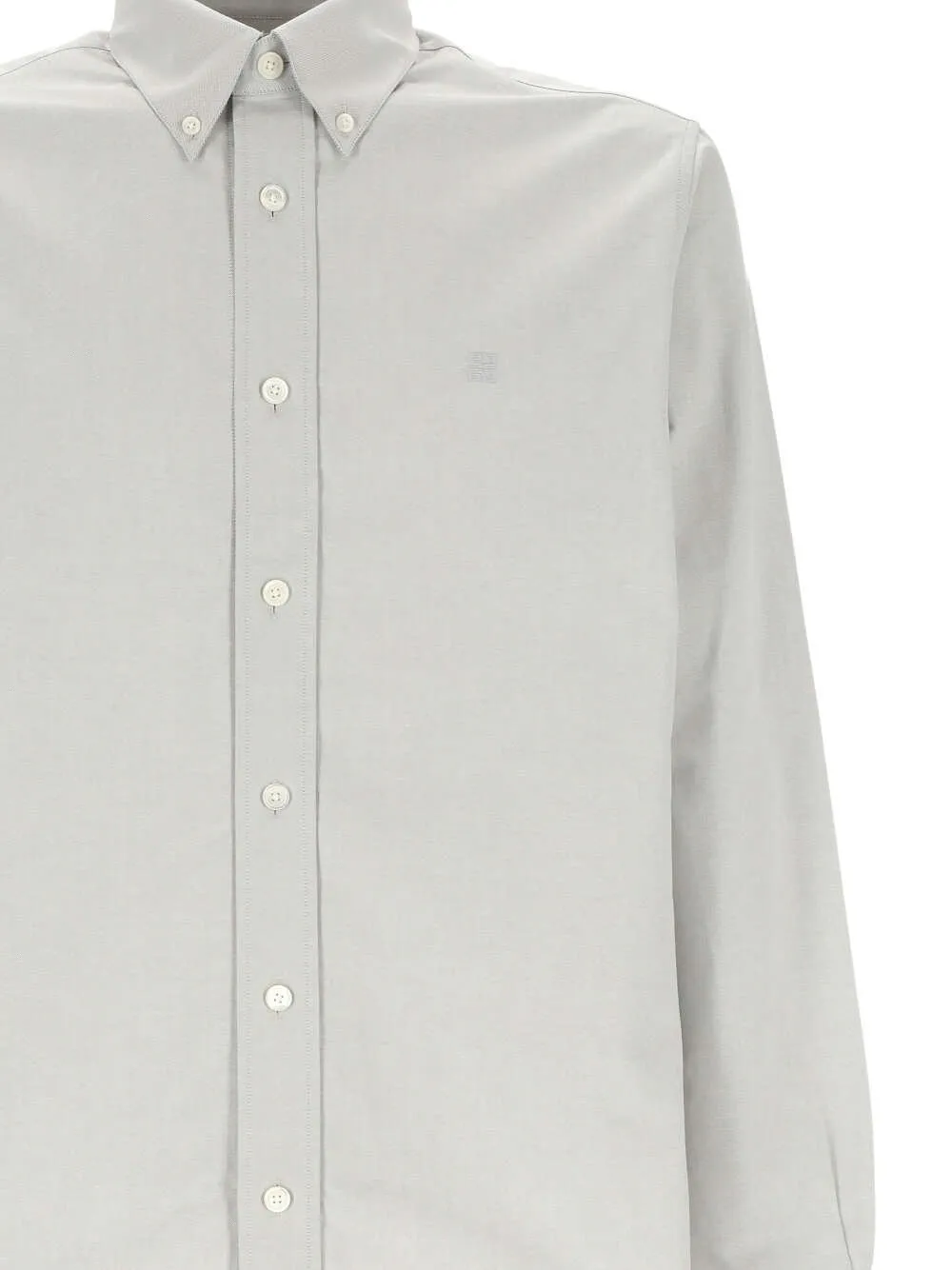 Givenchy 4G Embroidered Long-Sleeved Shirt
