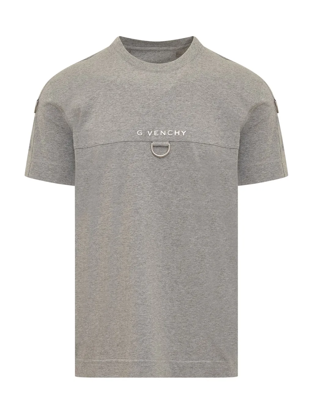 Givenchy Logo Plaque Crewneck T-Shirt