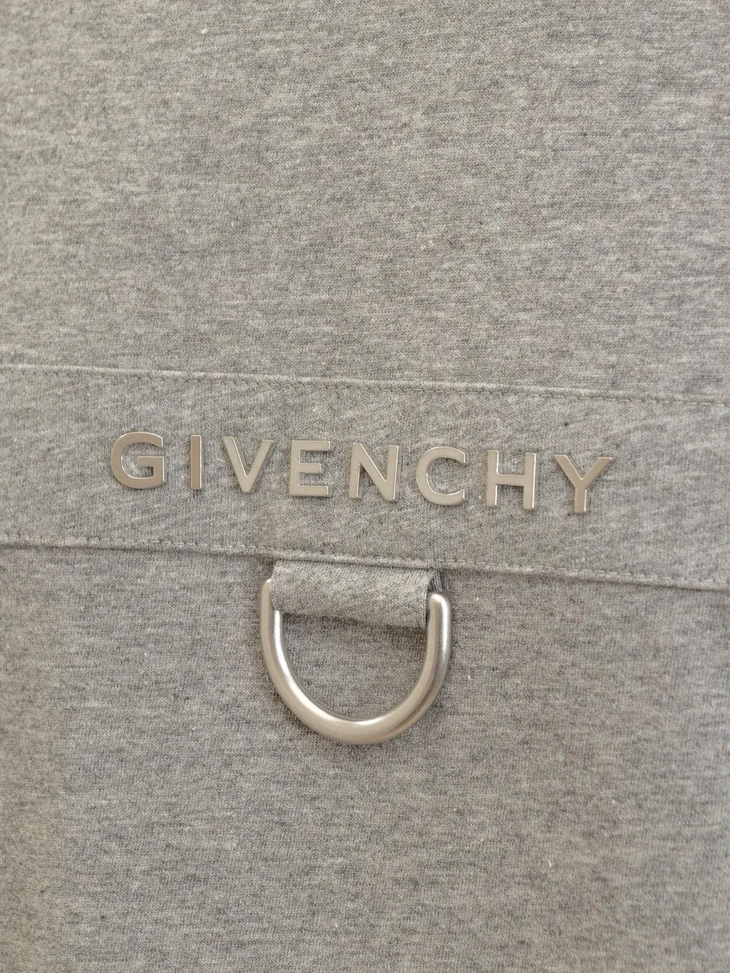 Givenchy Logo Plaque Crewneck T-Shirt