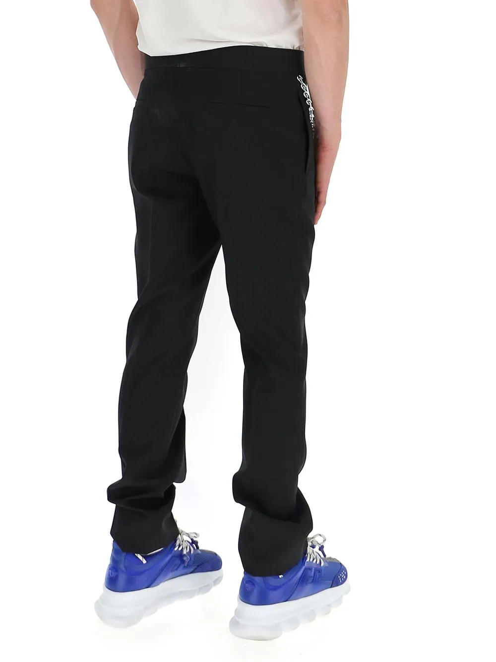 Givenchy Chain Link Straight Leg Trousers