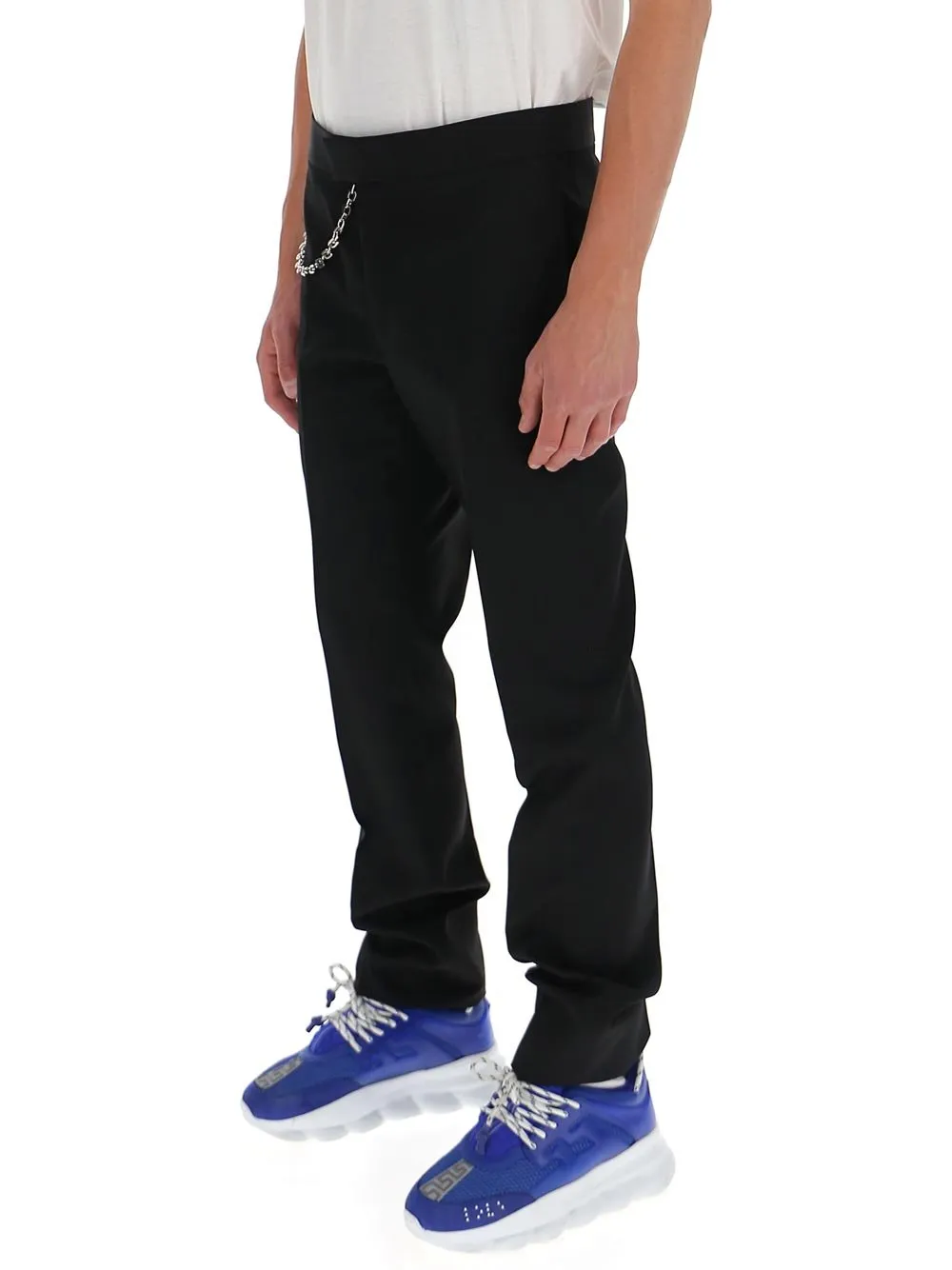 Givenchy Chain Link Straight Leg Trousers