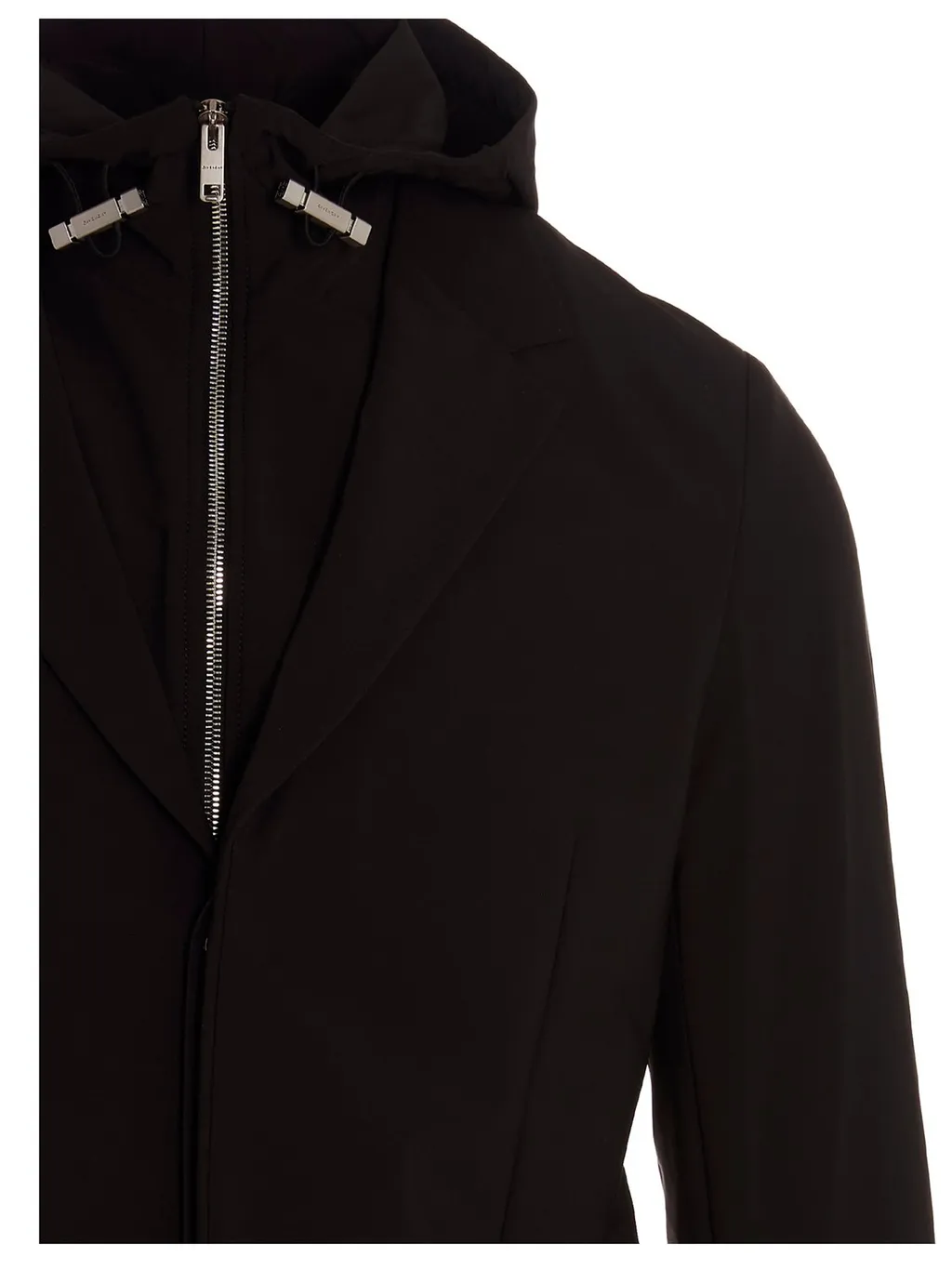 Givenchy Removable Layered Hooded Jacket