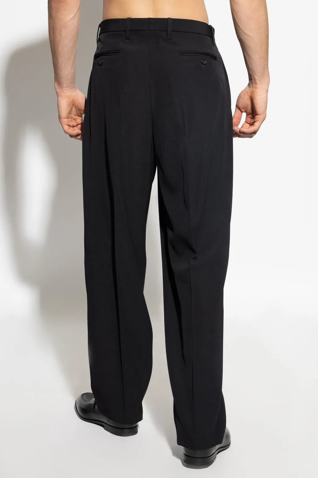Givenchy Straight-Leg Creased Trousers