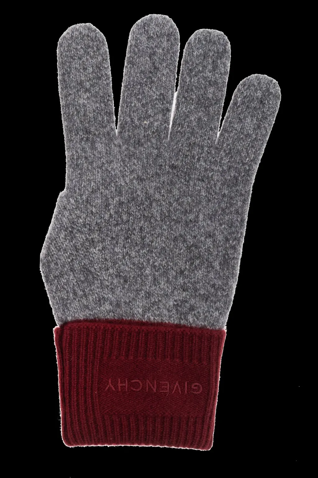 Givenchy Logo Embroidered Knit Gloves