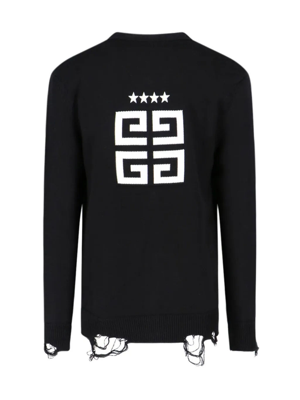 Givenchy Logo Embroidered V-Neck Buttoned Cardigan