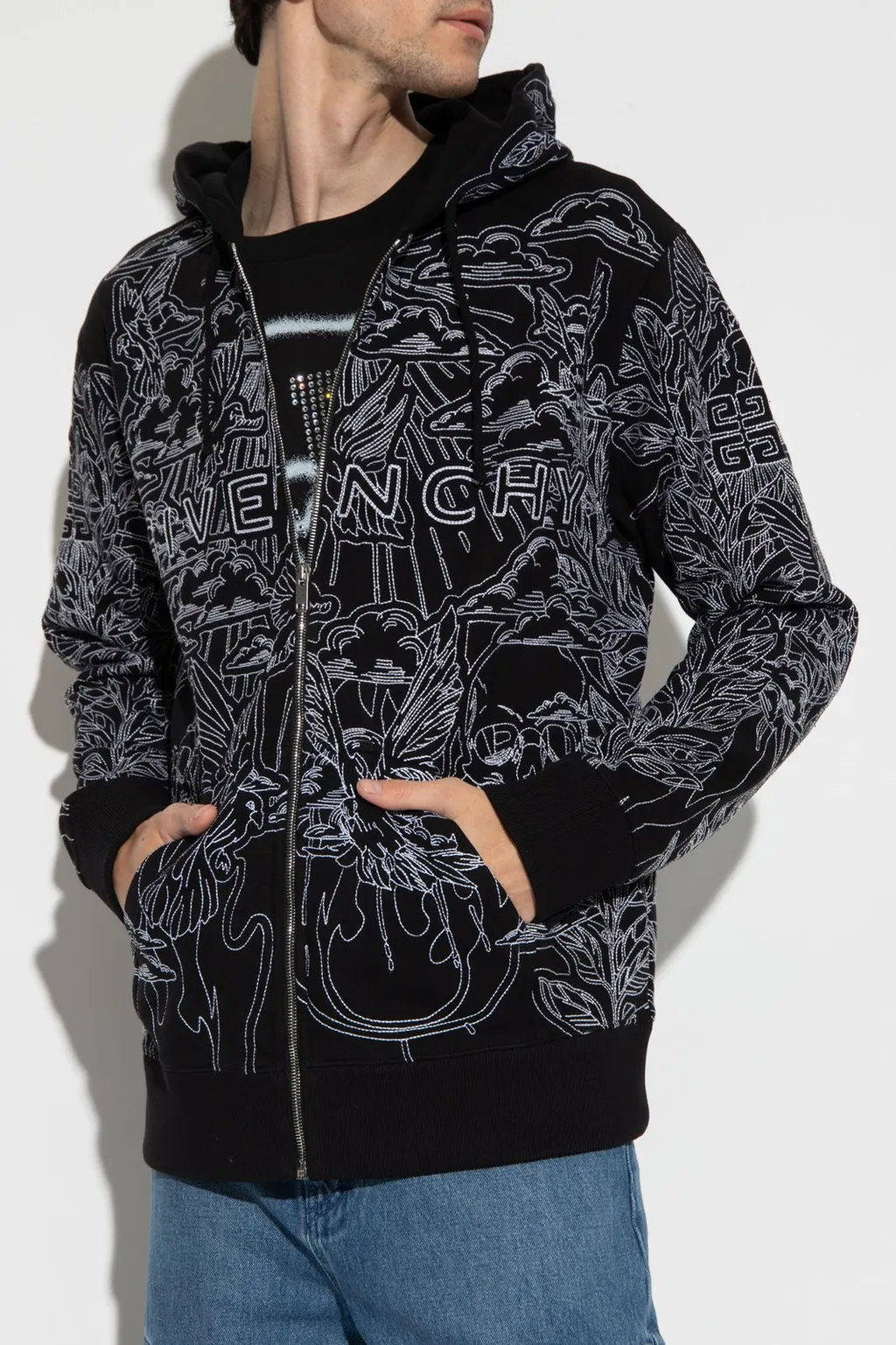 Givenchy Graphic Pattern Printed Hoodie