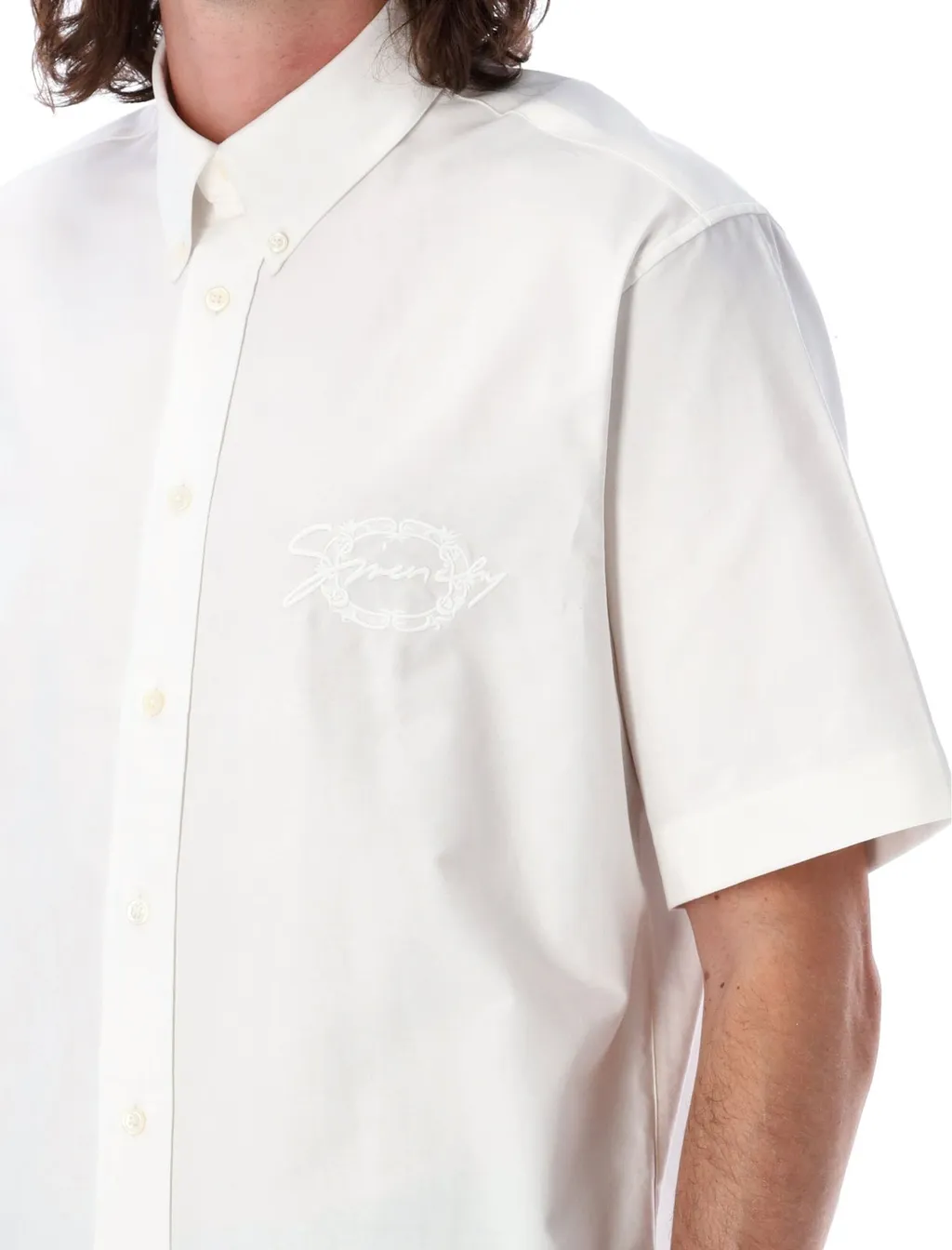 Givenchy Collared Short-Sleeve Shirt