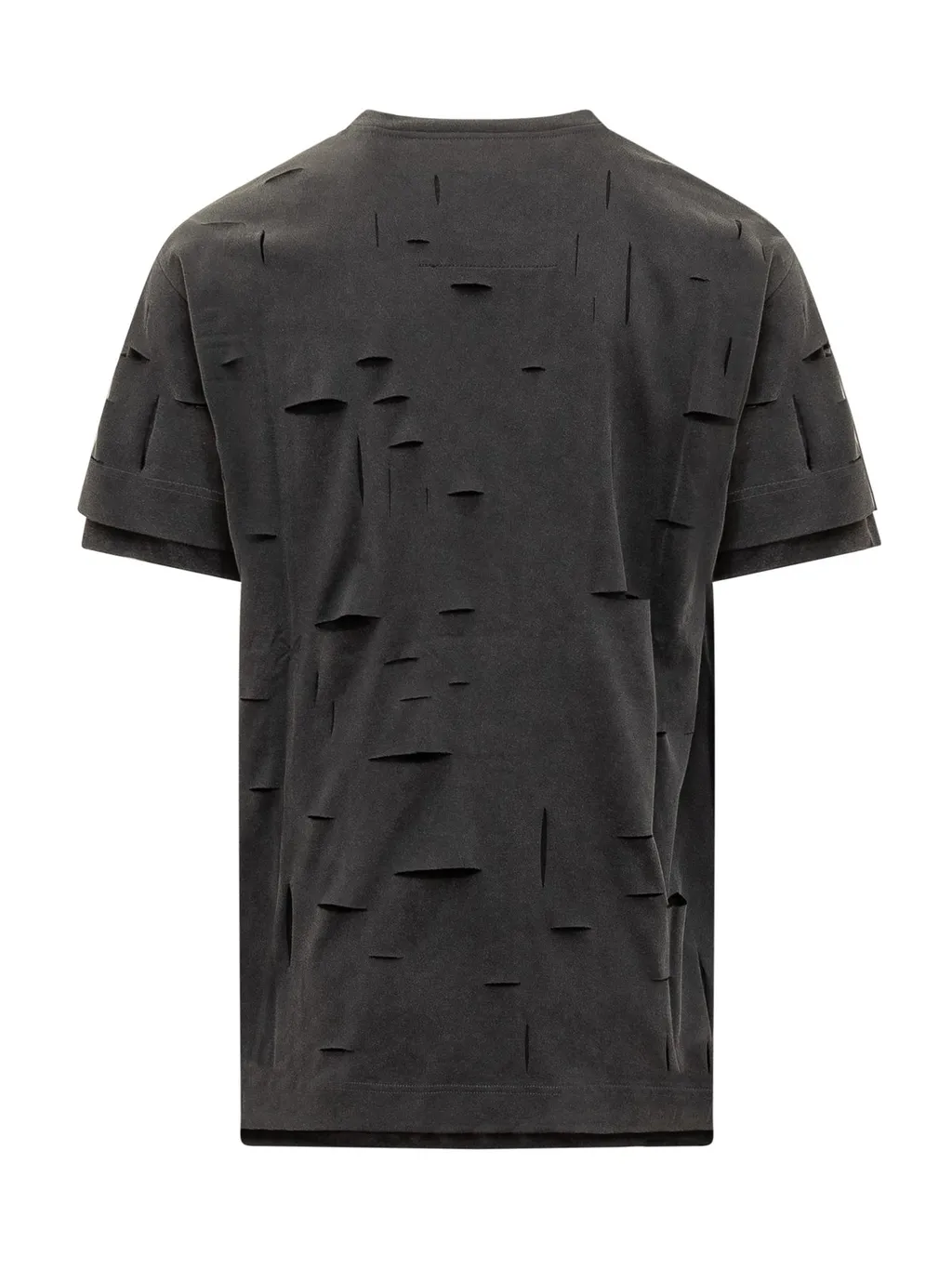 Givenchy Distresses Cut-Out Oversized T-Shirt