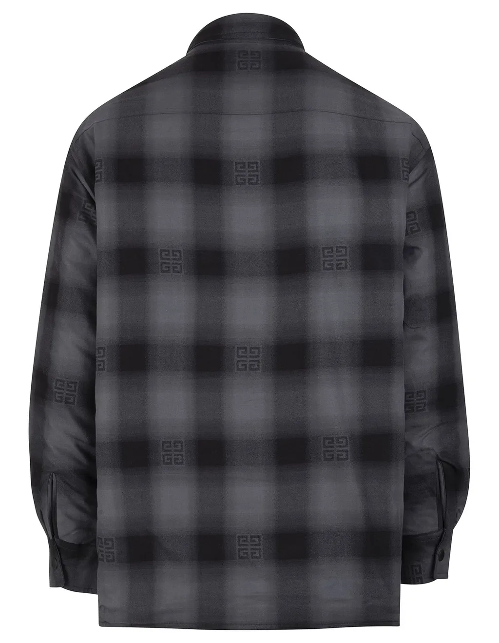 Givenchy Checked Collared Long-Sleeved Shirt