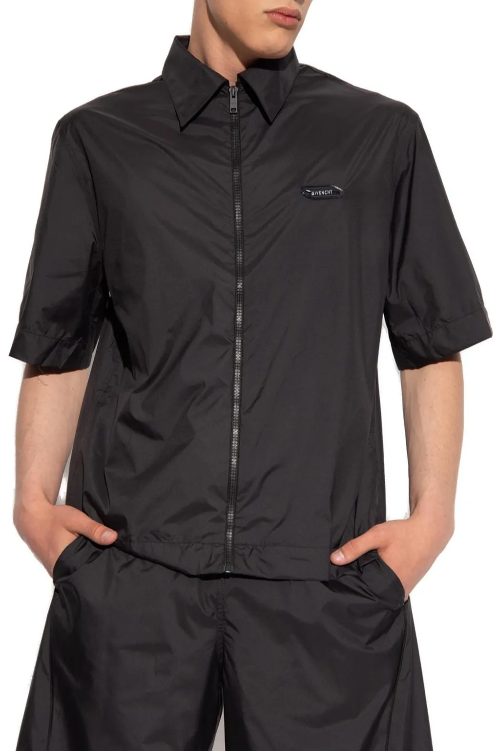 Givenchy Logo Patch Short-Sleeved Shirt