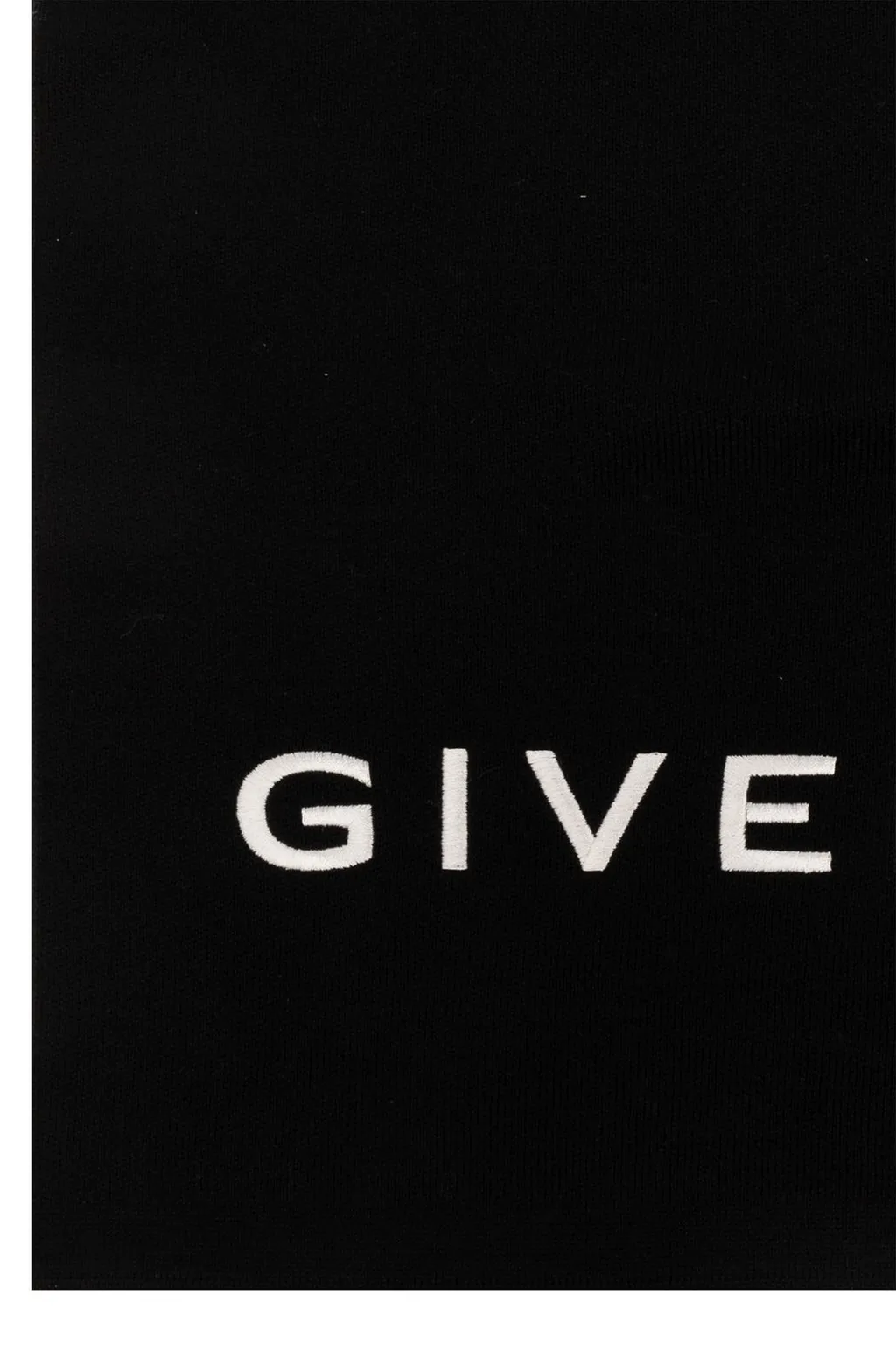 Givenchy Logo Intarsia Knitted Scarf