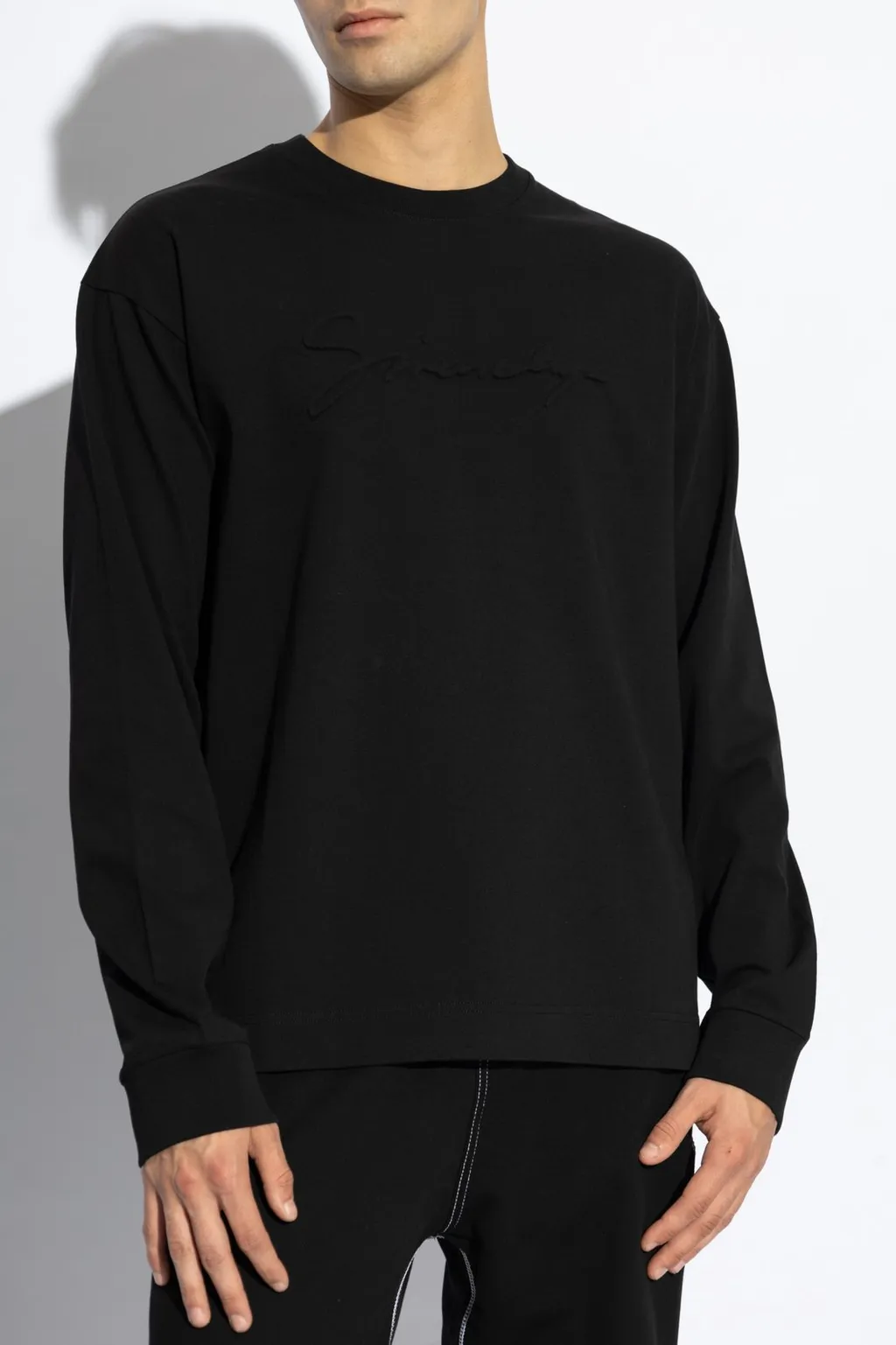 Givenchy Crewneck Long-Sleeve T-Shirt