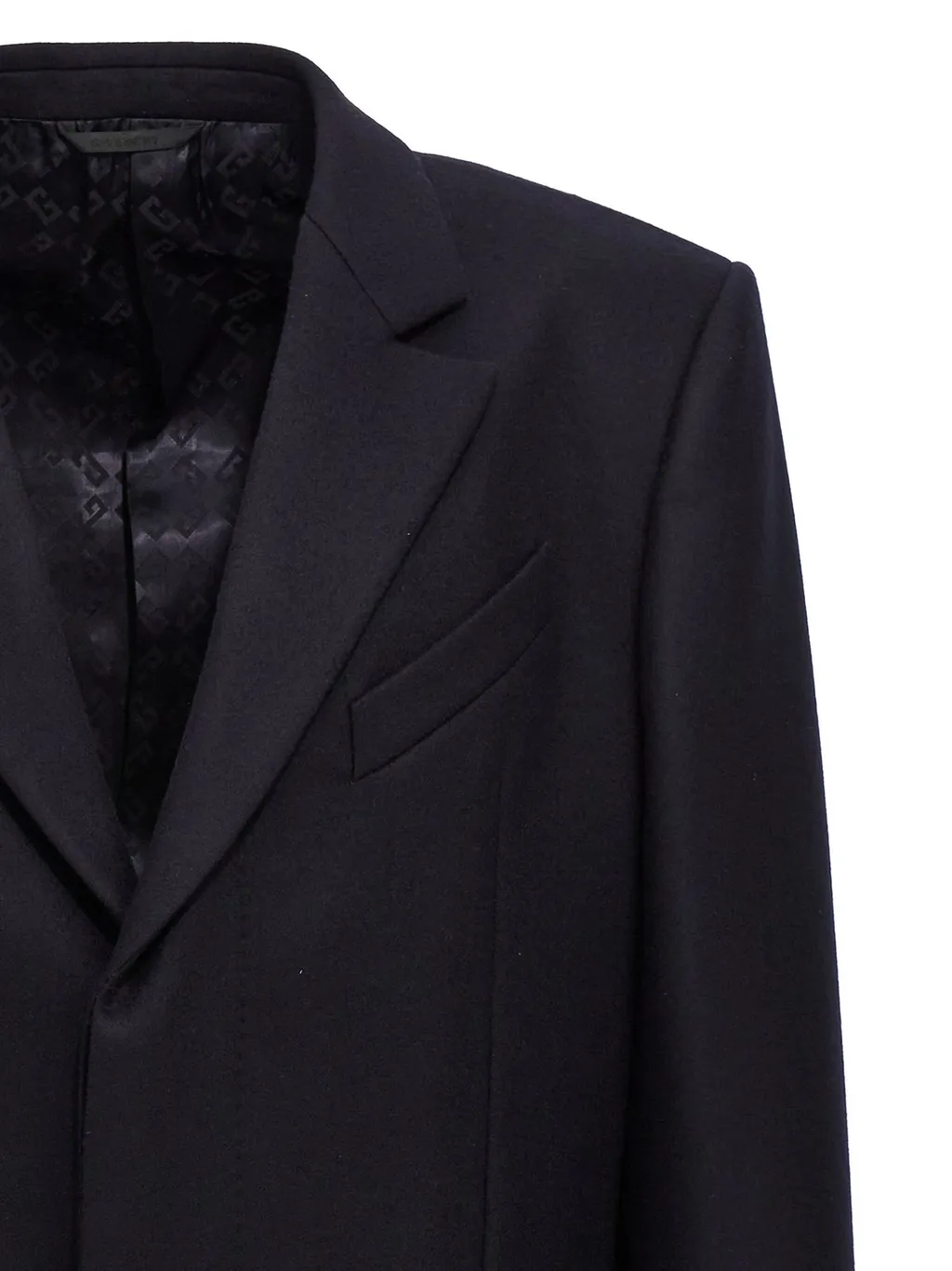 Givenchy Collared Fitted Long Coat