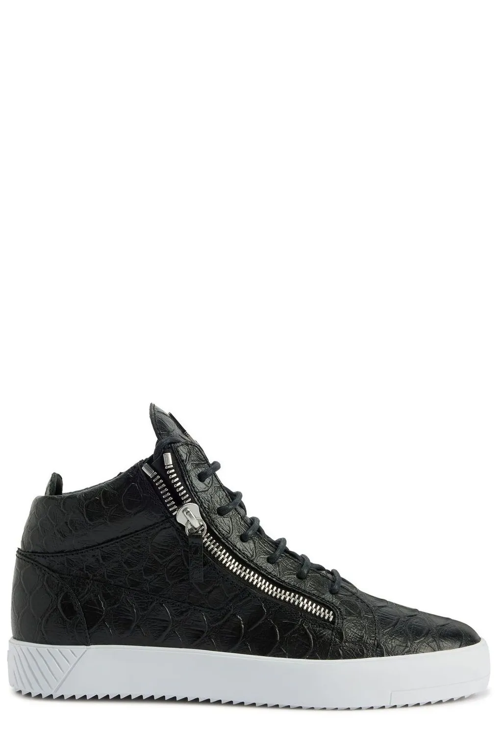 Giuseppe Zanotti Kriss Embossed Zip Sneakers