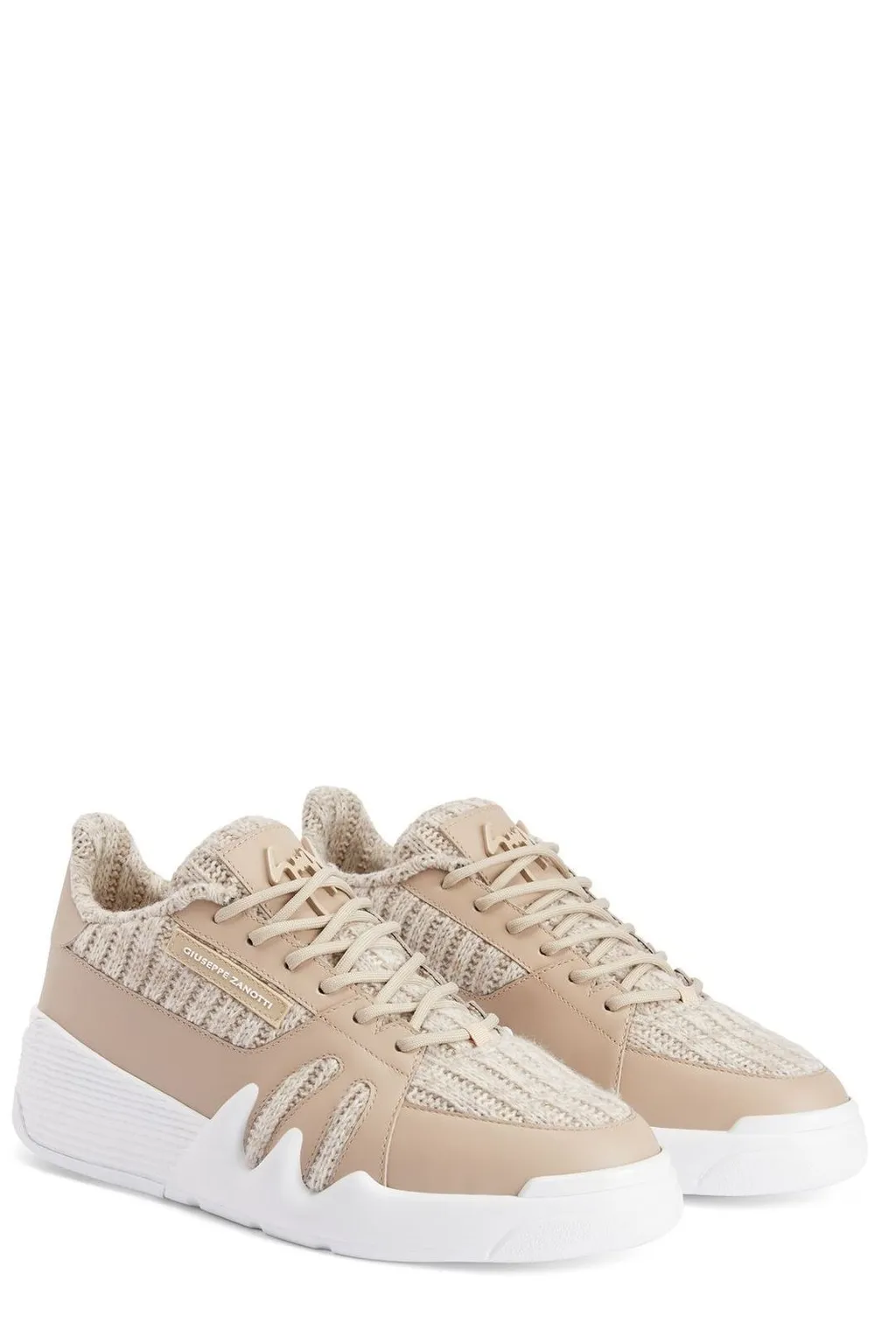 Giuseppe Zanotti Talon Knit Panel Sneakers