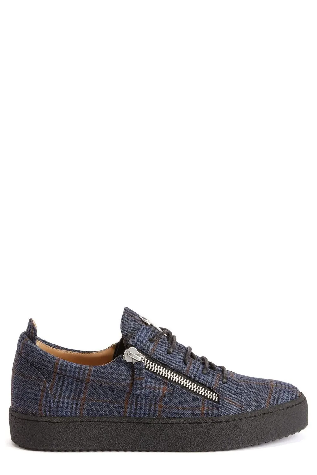 Giuseppe Zanotti Frankie Tartan Low-Top Sneakers