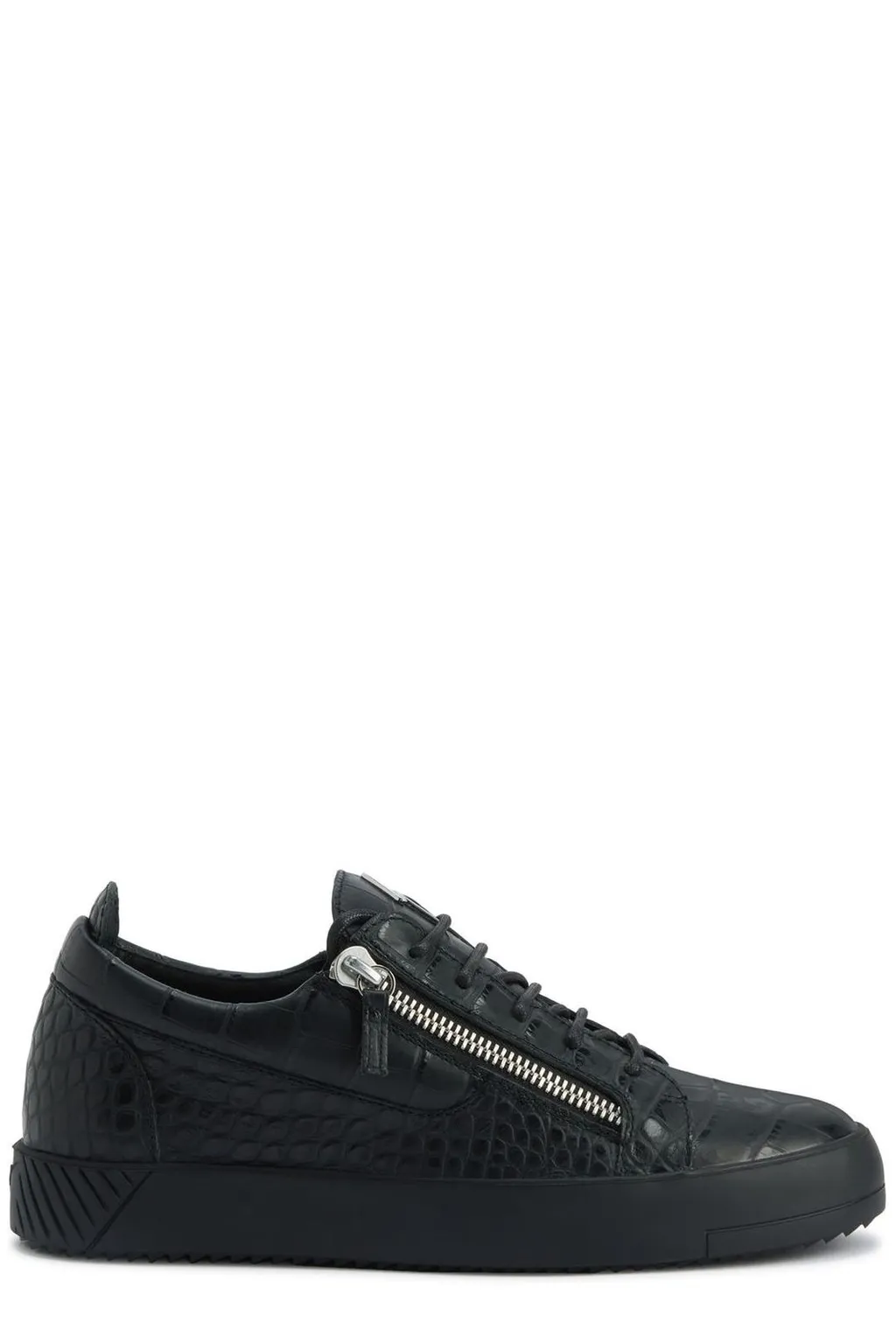 Giuseppe Zanotti Frankie Zip Detail Low Top Sneakers