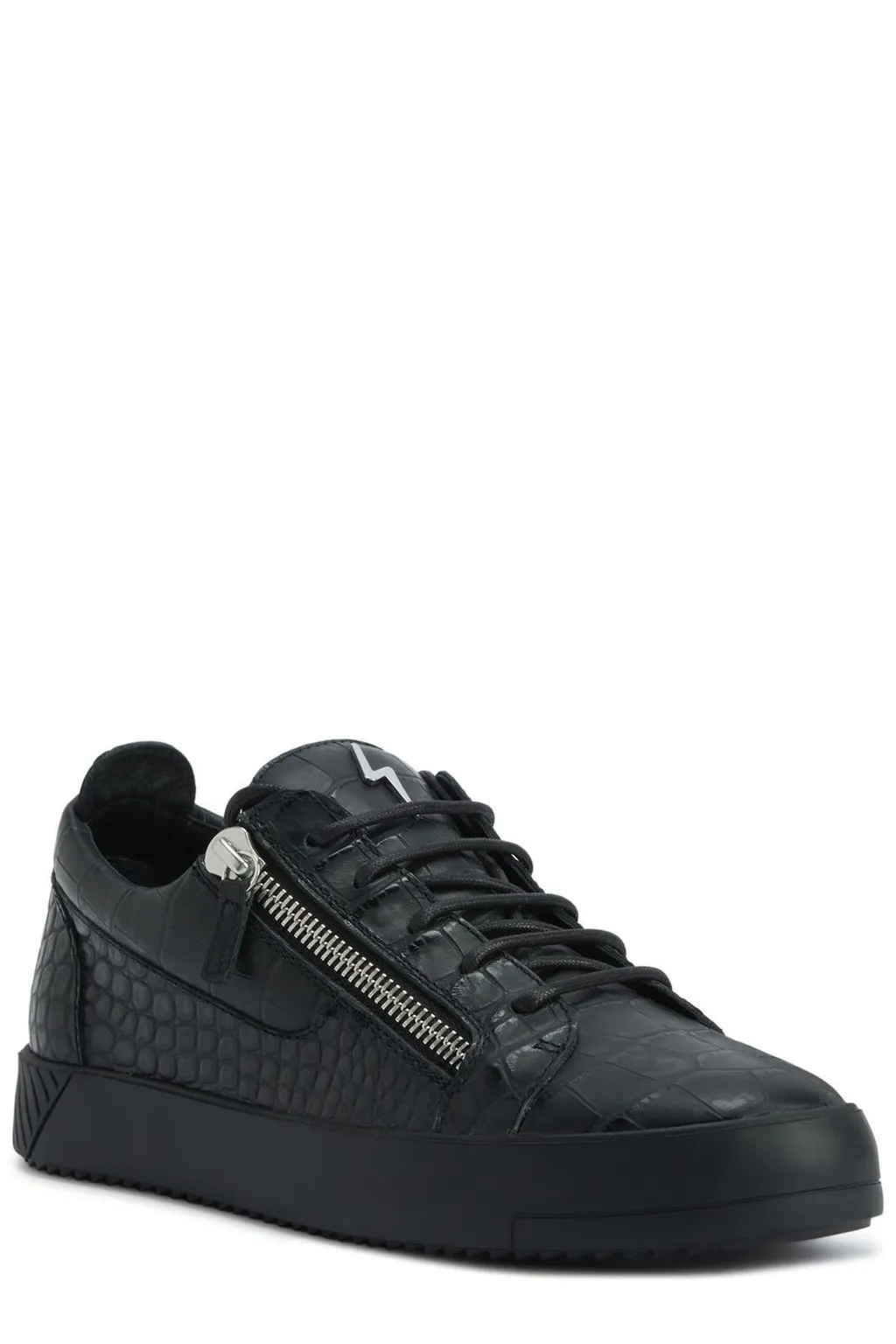 Giuseppe Zanotti Frankie Zip Detail Low Top Sneakers