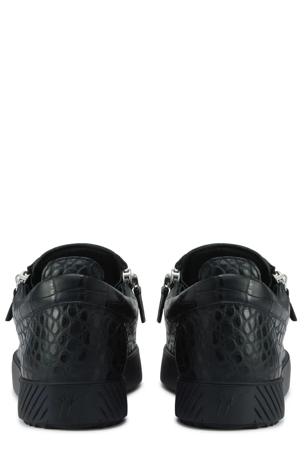 Giuseppe Zanotti Frankie Zip Detail Low Top Sneakers