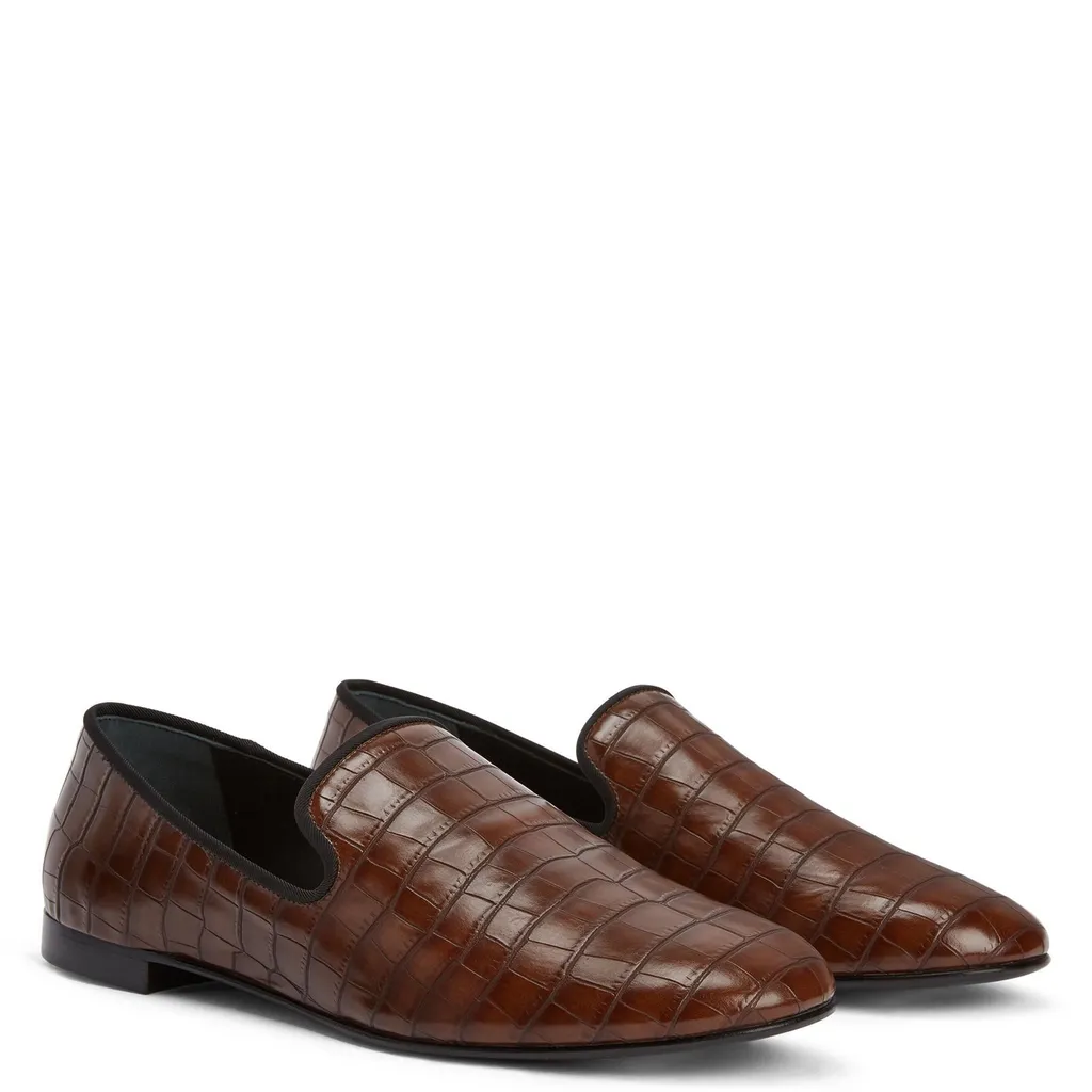 Giuseppe Zanotti Seymour Embossed Loafers