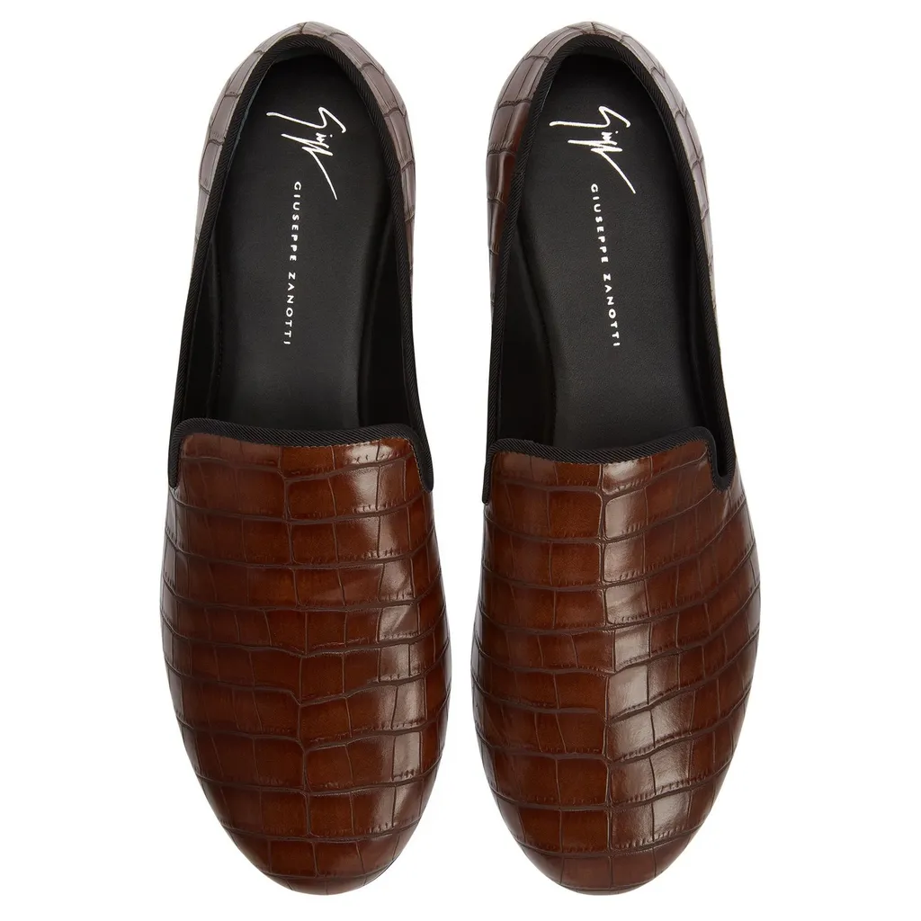 Giuseppe Zanotti Seymour Embossed Loafers