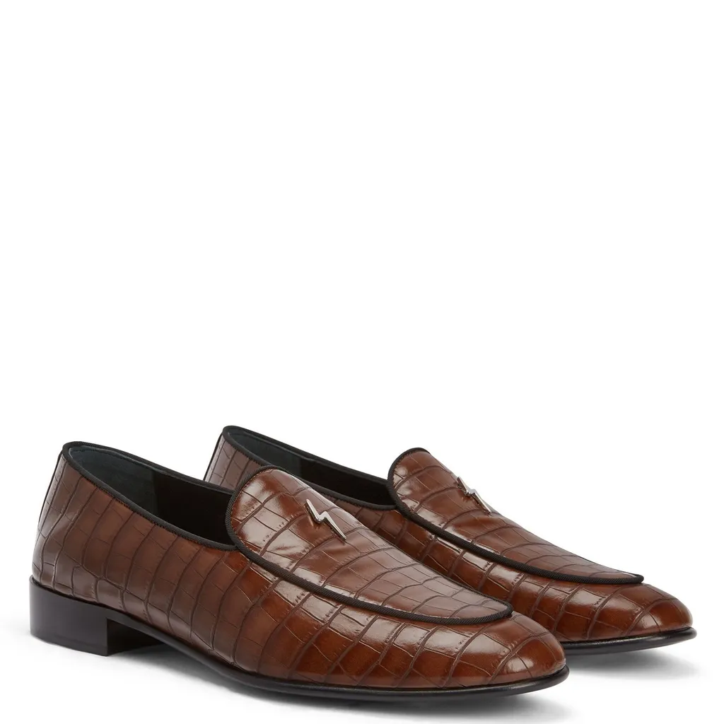 Giuseppe Zanotti Rudolph Embossed Loafers
