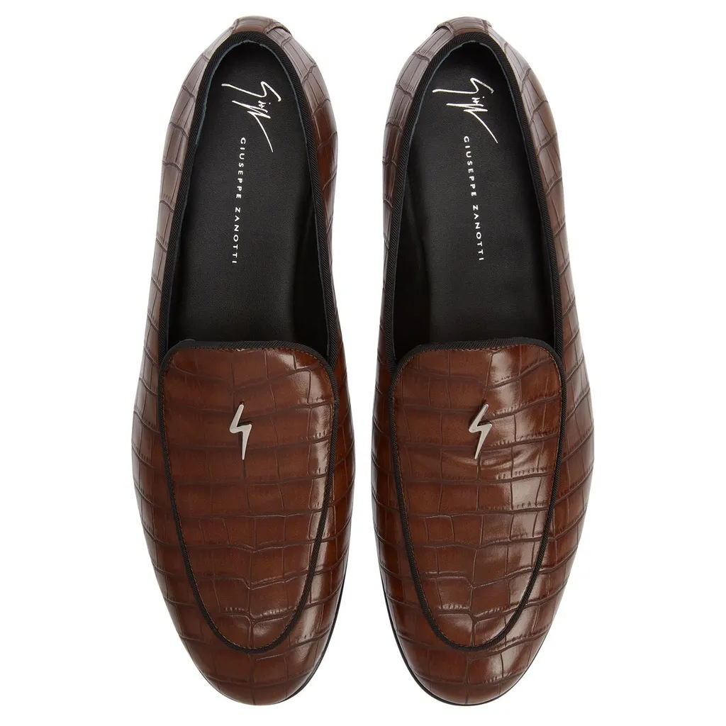Giuseppe Zanotti Rudolph Embossed Loafers