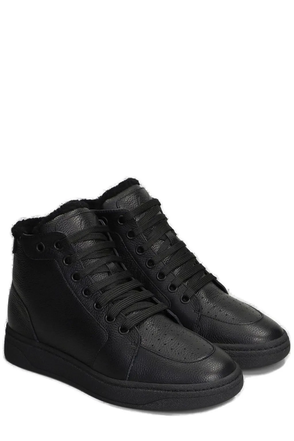 Giuseppe Zanotti Lace-Up Round-Toe Sneakers