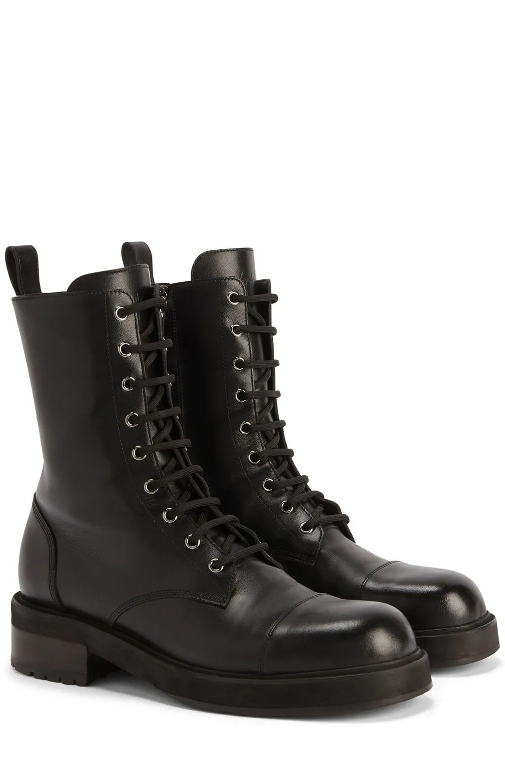 Giuseppe Zanotti Toluse Lace-Up Combat Boots